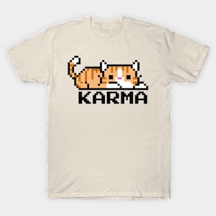 Karma - Orange Tabby Cat T-Shirt